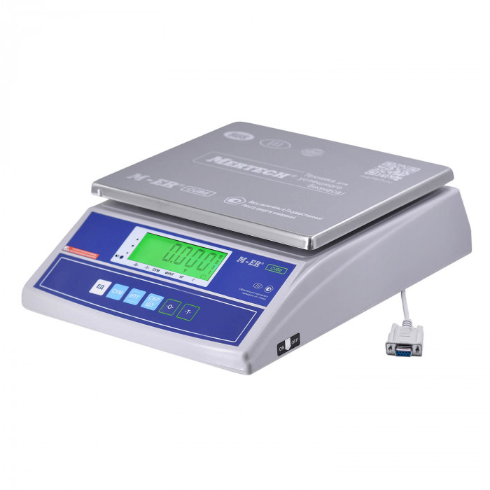 Фасовочные настольные весы M-ER 326 AF-32.5 "Cube" LCD RS232 (двойной дисплей) Фасовочные настольные весы M-ER 326 AF-32.5 "Cube" LCD RS232 (двойной дисплей)