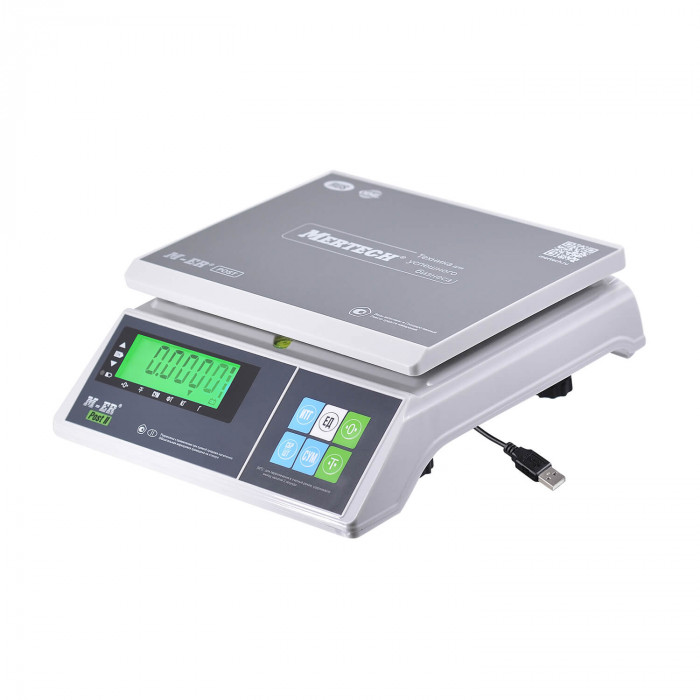Порционные весы M-ER 326 AFU-3.01 "Post II" LCD USB-COM (двойной дисплей)