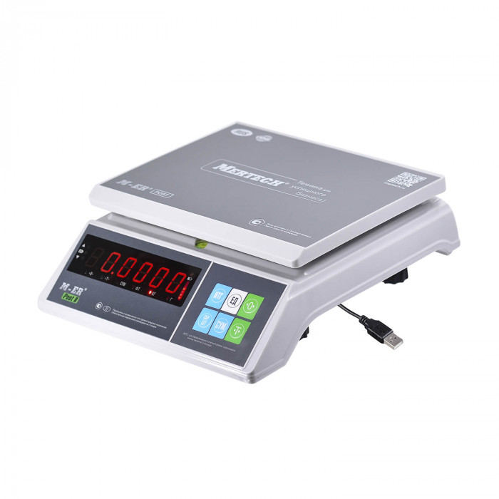 Порционные весы M-ER 326 AFU-6.01 "Post II" LED USB-COM (двойной дисплей) - Фото 11