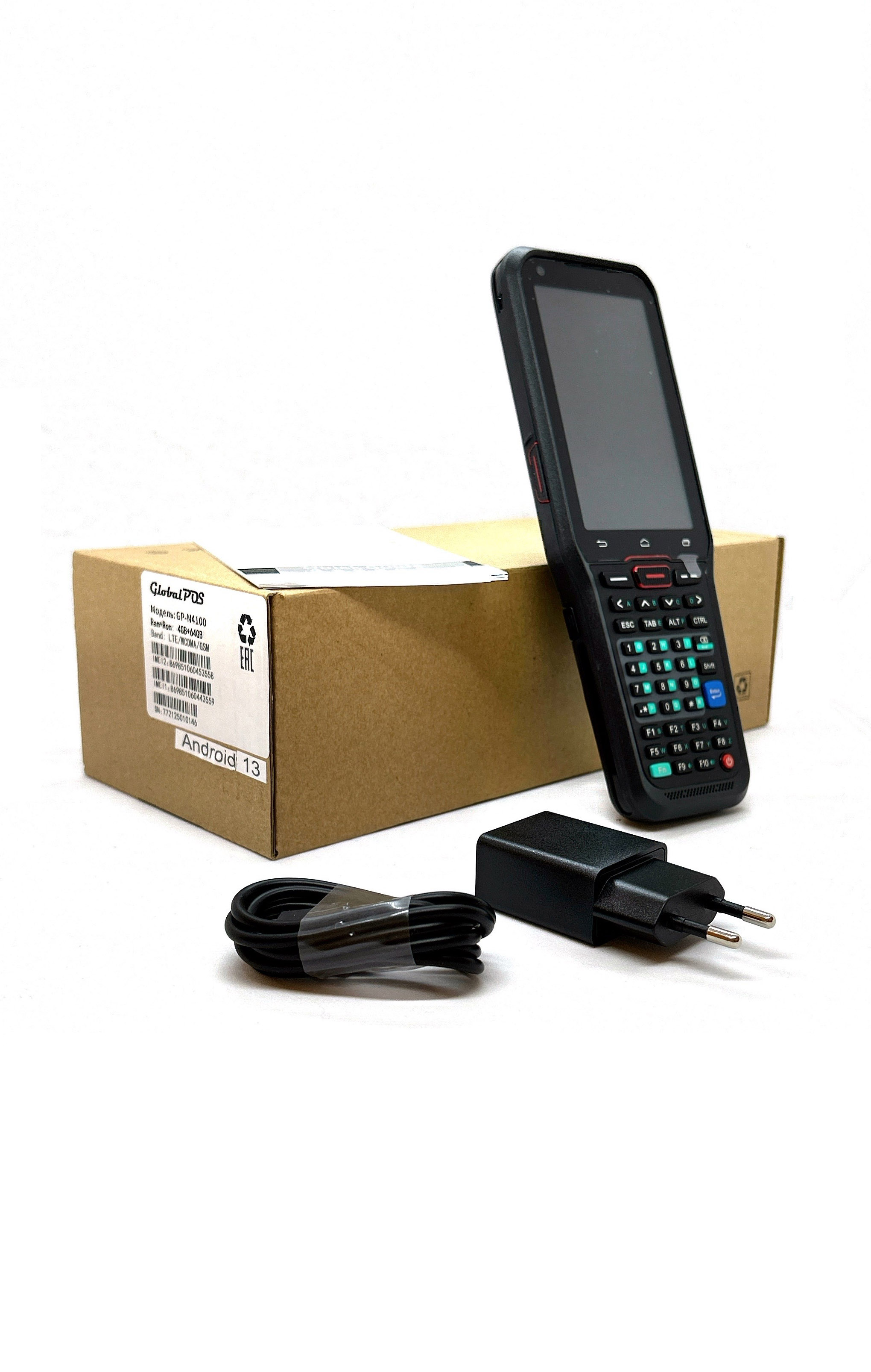 Терминал сбора данных GlobalPos GP-N4100 (Android 13, 2D (N6703), 4/64 ГБ, LTE, BT, WIFI, NFC) - Фото 6