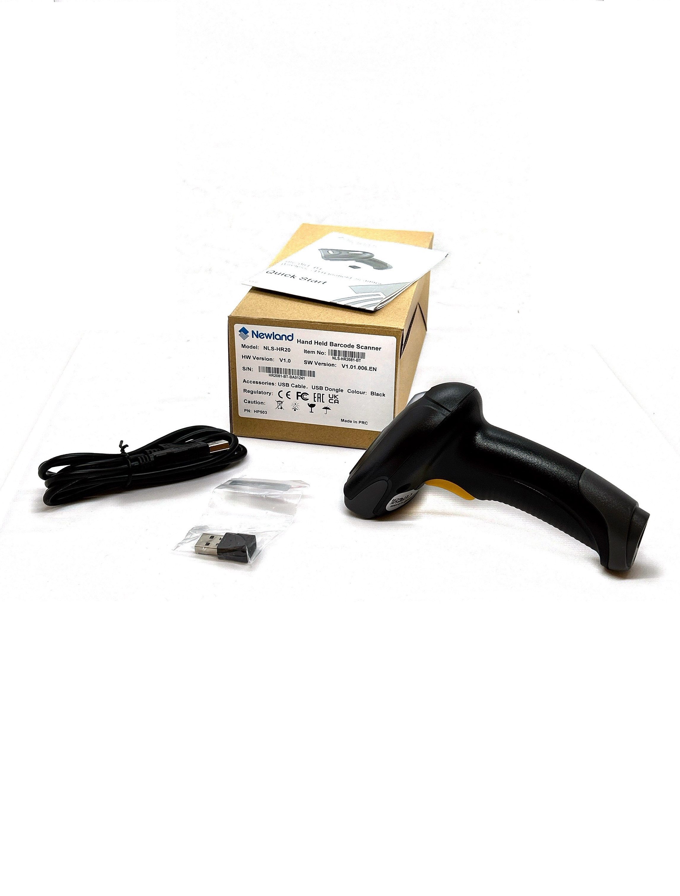 Беспроводной ручной 1D/2D сканер штрих-кода Newland HR2081-BT - Фото 7