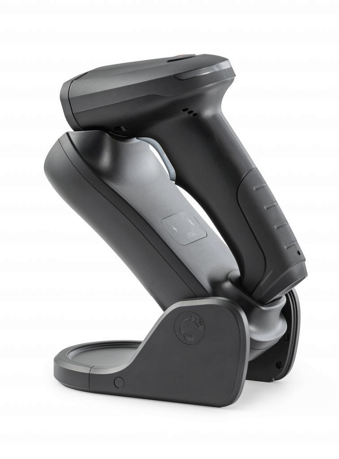 Беспроводной сканер штрих-кода АТОЛ SB3100 BT (2D, черный, USB, Bluetooth 5.0, IP42, c подставкой) - Фото 2