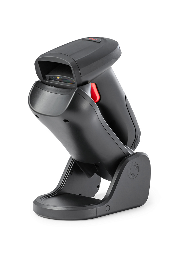 Беспроводной сканер штрихкода АТОЛ SB5100 BT (2D, черный, USB, Bluetooth 5.0, IP42, c подставкой)