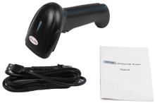 Ручной проводной сканер штрих-кода GlobalPOS GP-3300, 2D, USB - Фото 2