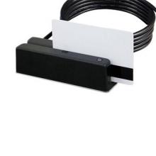 MSR210D-33KW считыватель магнитных карт 1,2,3 дорожки, разрыв клавиатуры, черный