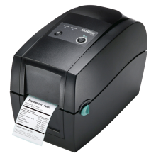 Godex RT230, термо/термотрансферный принтер, 300 dpi, ширина 2.12", и/ф USB+RS232+Ethernet (011-R23E52-000)