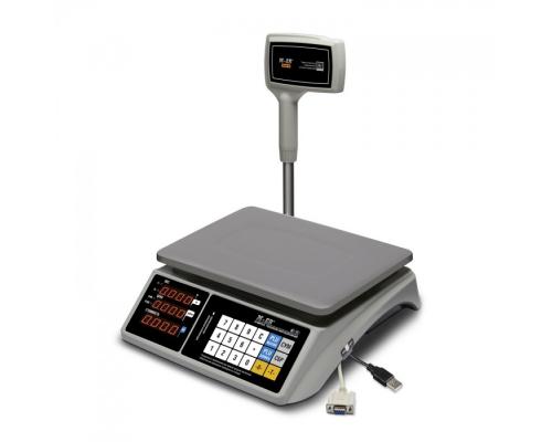 Торговые весы M-ER 328 ACPX-15.2 "TOUCH-M" LED RS232 и USB