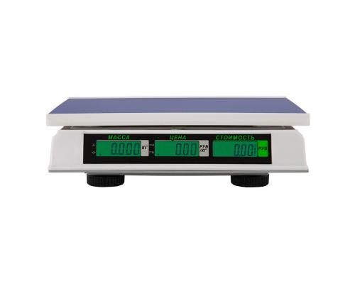 Торговые весы M-ER 326 AC-15.2 "Slim" LCD Белые - Фото 4