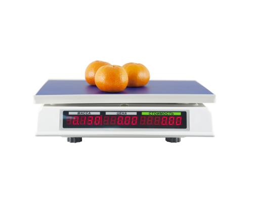 Торговые настольные весы M-ER 326 AC-32.5 "Slim" LED Белые - Фото 5