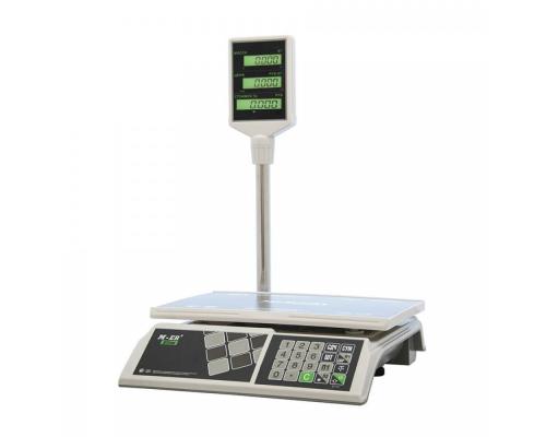 Торговые весы M-ER 326 ACP-15.2 "Slim" LCD Белые
