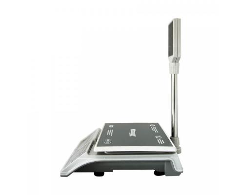 Торговые весы M-ER 326 ACP-15.2 "Slim" LCD Белые - Фото 4