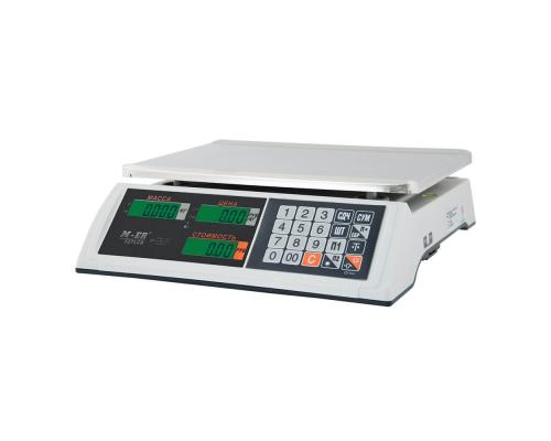 Торговые весы M-ER 327 AC-15.2 "Ceed" LCD Белые