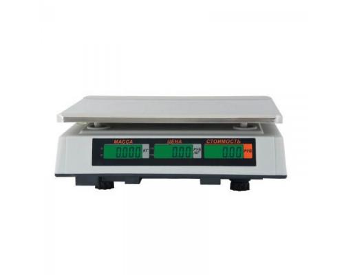 Торговые весы M-ER 327 AC-15.2 "Ceed" LCD Белые - Фото 3