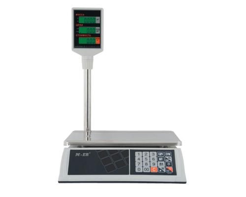 Торговые весы M-ER 327 ACP-15.2 "Ceed" LCD Белые - Фото 2