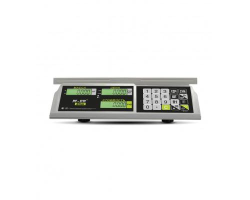 Торговые весы M-ER 326 AC-32.5 "Slim" LCD - Фото 2