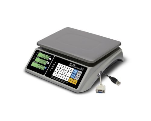 Торговые настольные весы M-ER 328 AC-6.1 "TOUCH-M", LCD, с интерфейсом RS232/USB