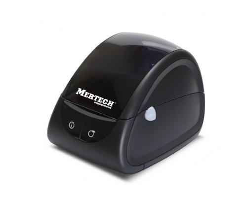 Термопринтер этикеток Mertech LP80 EVA, с интерфейсами RS232-USB, чёрный