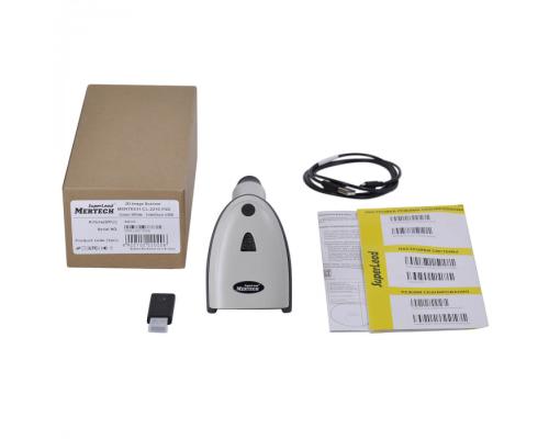 Беспроводной сканер штрих-кода Mertech CL-2210 BLE Dongle P2D USB Белый - Фото 5