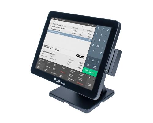 Сенсорный моноблок POSCenter Atlas (15", RAM 8Gb, SSD M2 128Gb, MSR, без ОС)