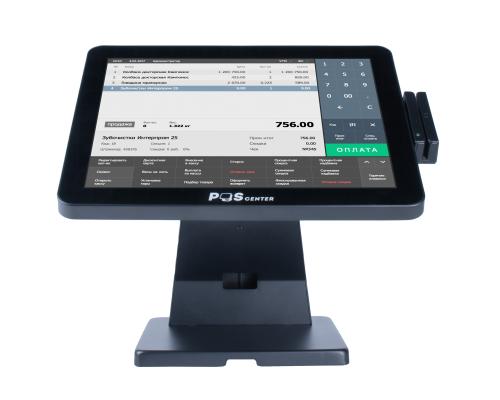 Сенсорный моноблок POSCenter Atlas (15", RAM 8Gb, SSD M2 128Gb, MSR, без ОС) - Фото 3