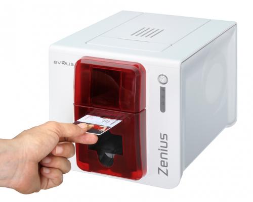 Принтер пластиковых карт Evolis Zenius Classic, USB (ZN1U0000RS) - Фото 4