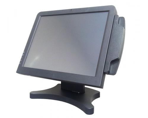 Сенсорный POS-монитор 15" GlobalPOS 15-RT черный, MSR, VGA, USB
