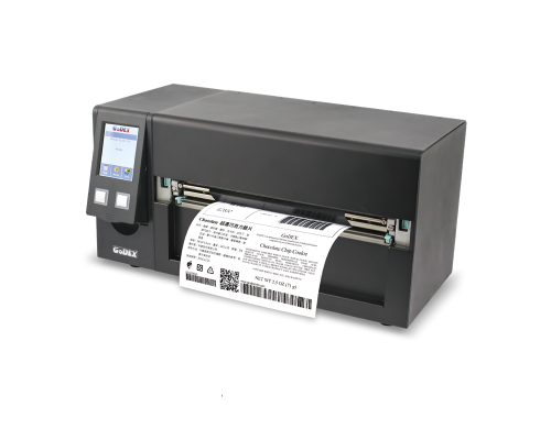 GoDEX HD830i, широкий промышленный принтер для печати этикеток 8", 300 DPI, 4 ips, и/ф USB+RS232+Ethernet