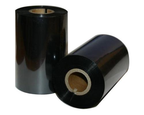 Термотрансферная лента Wax/Resin TS, 110 мм*300 м, черная, втулка 1", OUT