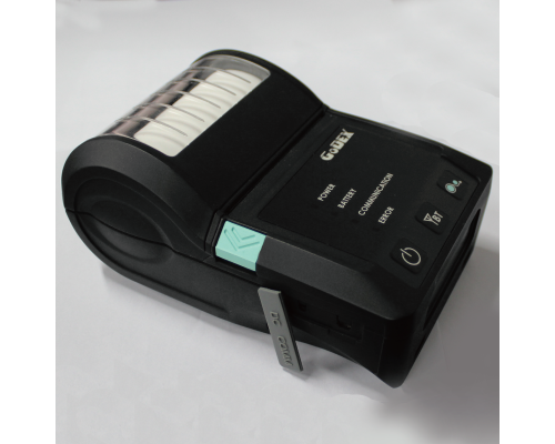 GODEX MX20, мобильный принтер этикеток, 203 DPI, ширина печати 2", Bluetooth, RS232, USB (011-MX2002-000) - Фото 3