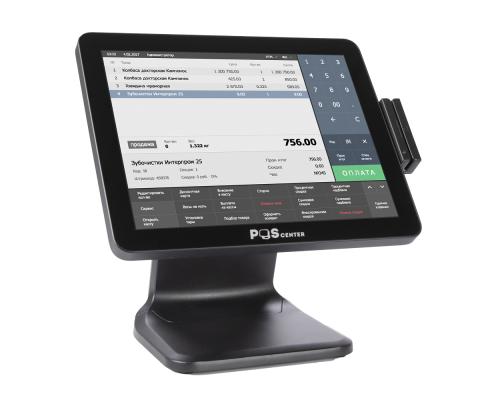 Сенсорный моноблок POSCenter POS101-17 (17", RAM 4Gb, SSD M2 128Gb, MSR, без ОС) - Фото 2