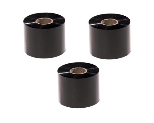 Термотрансферная лента 300 м*60 мм, WAX Premium RL, черная, втулка 1", OUT, 3 шт