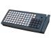 Программируемая клавиатура Posiflex KB-6600U-B черная c ридером магнитных карт на 1-3 дорожки