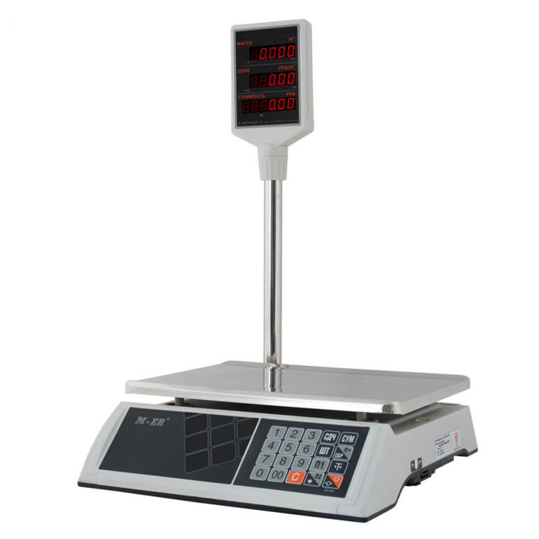Торговые настольные весы M-ER 327 ACP-32.5 "Ceed", LED-дисплей