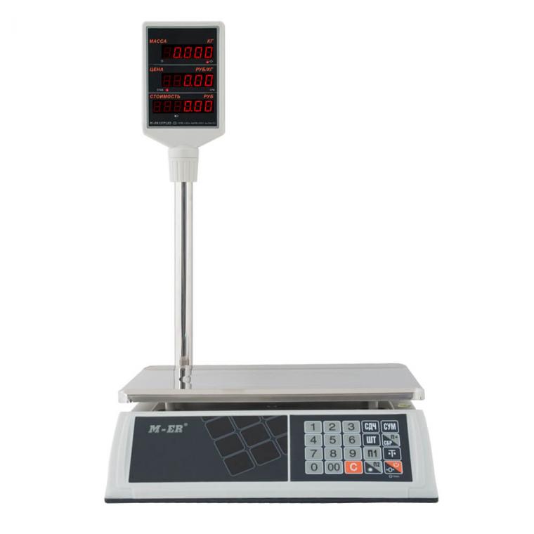 Торговые настольные весы M-ER 327 ACP-32.5 "Ceed", LED-дисплей - Фото 2