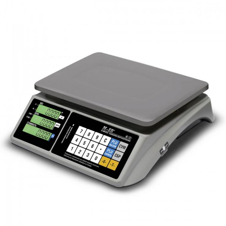 Торговые настольные весы M-ER 328 AC-6.1 "TOUCH-M", LCD-дисплей, без интерфейсов