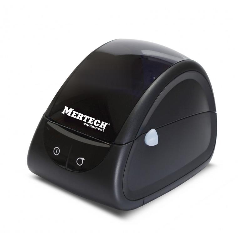 Термопринтер этикеток Mertech LP80 EVA, с интерфейсами RS232-USB, чёрный