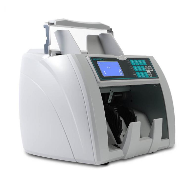 Мультивалютный счетчик банкнот Mertech C-3, LCD-дисплей, белый - Фото 2