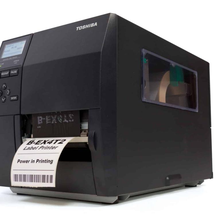 Термотрансферный принтер для печати этикеток Toshiba B-EX4T2, 300 dpi, USB, LAN (B-EX4T2-TS12-QM-R) - Фото 2