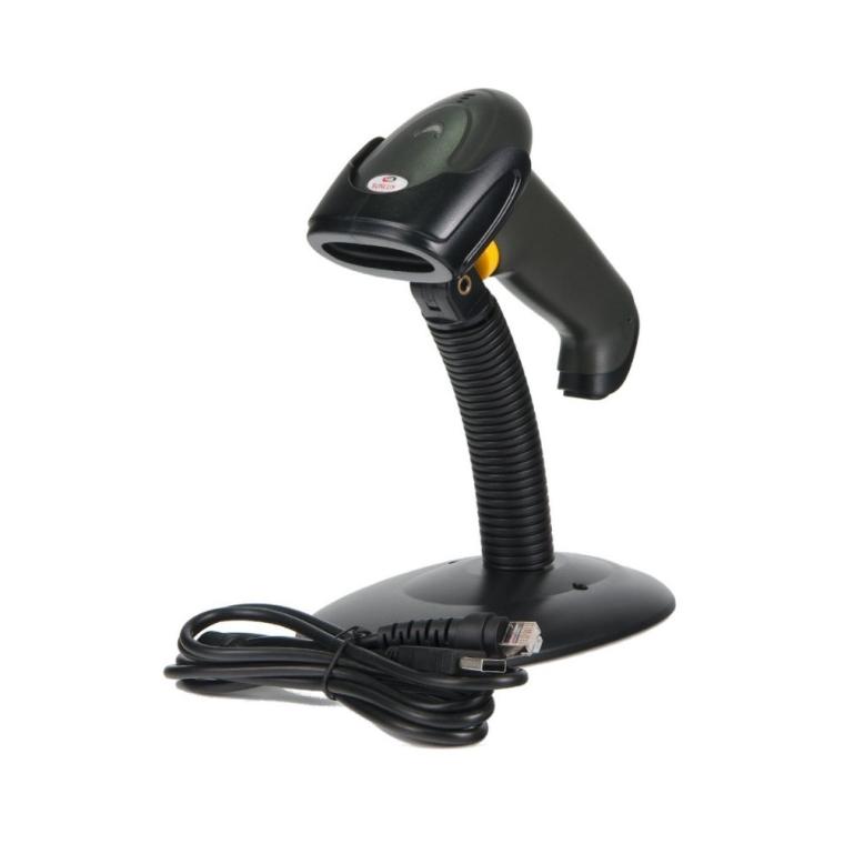 Проводной сканер штрих-кода  SUNLUX XL-3200A USB (2D) с подставкой